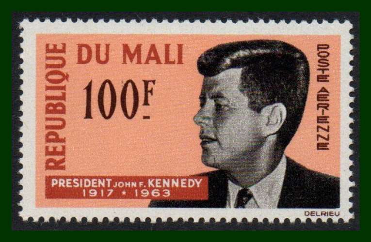 Mali N° PA 24 * (trace légère) Kennedy