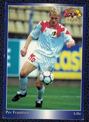 Panini Football Per Frandsen Milieu Lille 1995 Carte N° 71