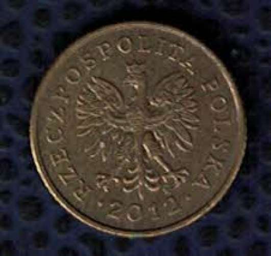 Pologne 2012 pièce de monnaie coin 1 grosz