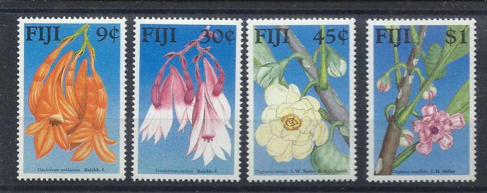 Fidji N°591/94** (MNH) 1988 - Fleurs indigénes