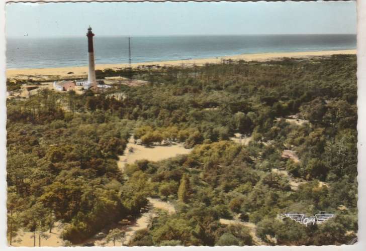 cpsm 17 Camping , Phare de la Coubre Par les Mathes