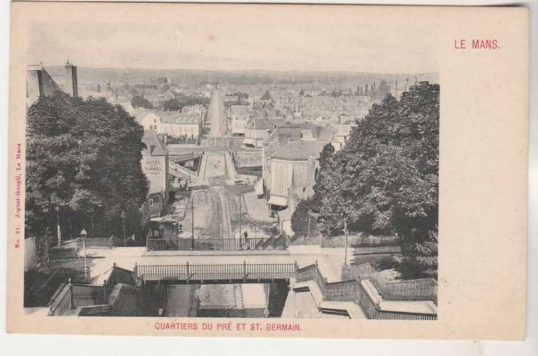 cpa 72 Le Mans  Quartiers du Pré et St. Germain