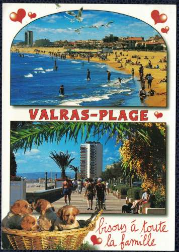 Carte Postale Postcard vues de Valras Plage