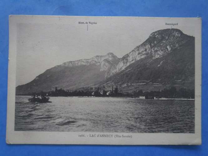 74-LAC d'ANNECY circulée , 2 scans