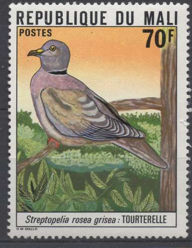 Mali 1978 - Y & T : 303 - Oiseau : tourterelle