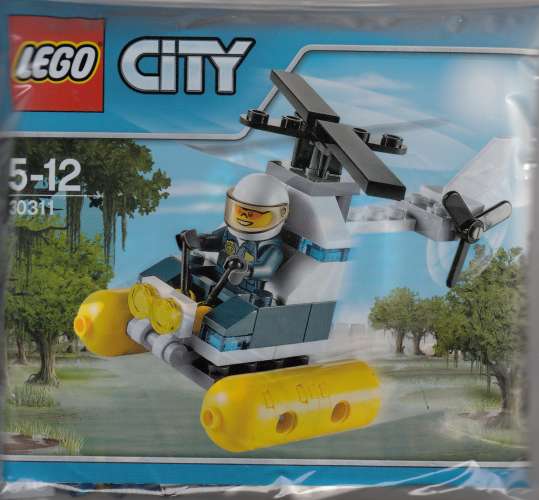 Lego 30311 Ville Hélicoptère police Neuf ** dans l'emballage