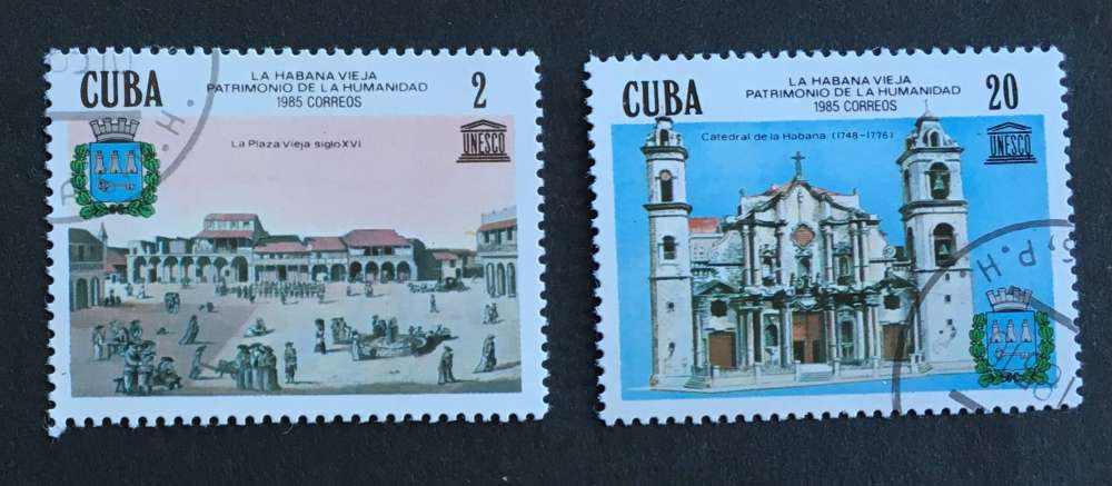 Cuba 1985 YT 2653 et 2655