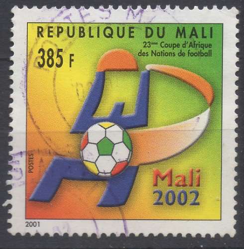 MALI 2002 - y & t : 1845 - Football : Coupe d'AFrique