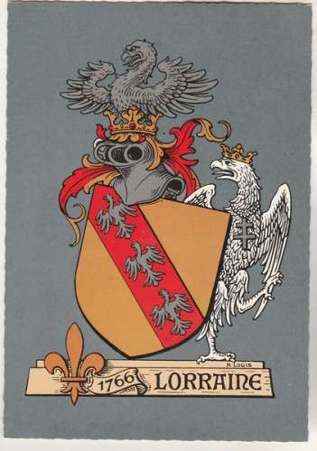 cpsm Blason de la Lorraine d'après R.Louis