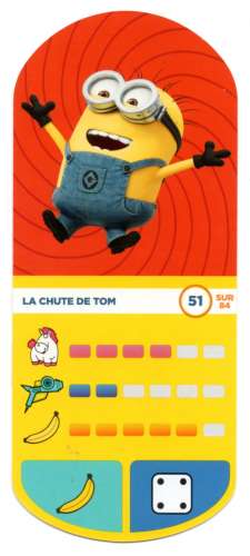 Auchan Moche Méchant carte N°51 Chute de TOM