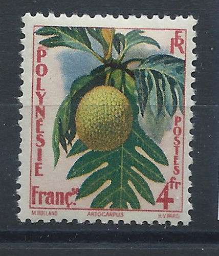 Polynésie N°13* (MH) 1958 - Flore 