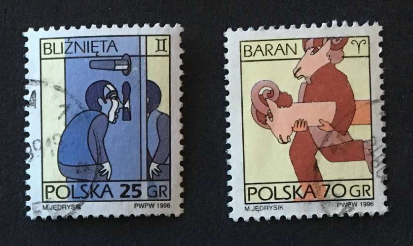 Pologne 1996 YT 3399 et 3402