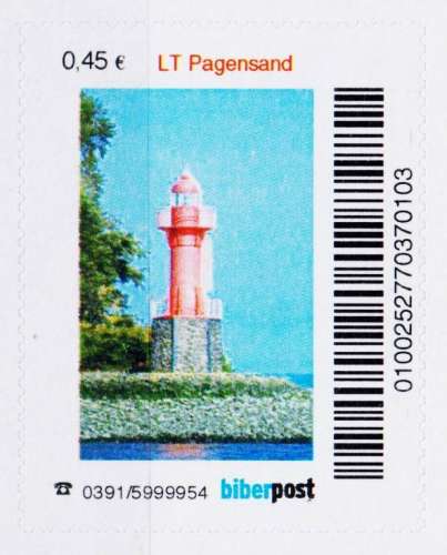 Allemagne Biberpost Phare de Pagensand (Allemagne)