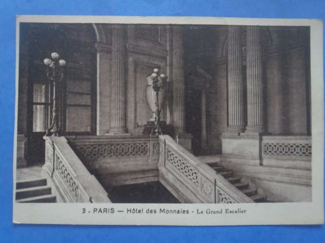 75-PARIS hotel des monnaies , le grand escalier