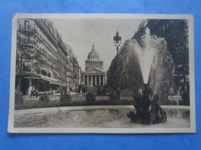 75-PARIS rue Soufflot et le Panthéon , écrite au verso