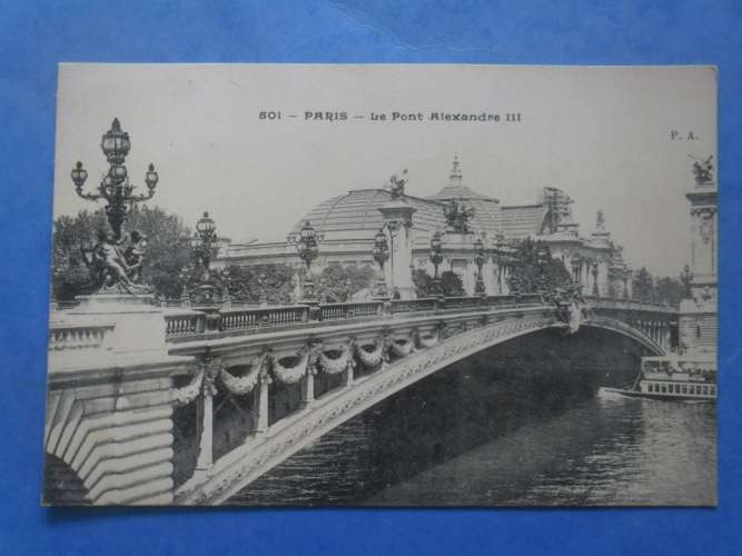 75-PARIS pont Alexandre III , circulée