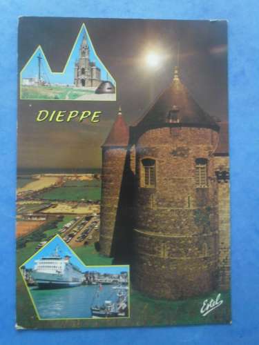 76-DIEPPE chapelle de Bonsecours , circulée , 2 scans