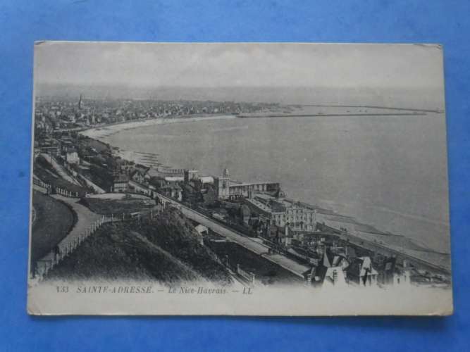 76-SAINTE-ADRESSE le Nice-Havrais de 1921 , dos vert