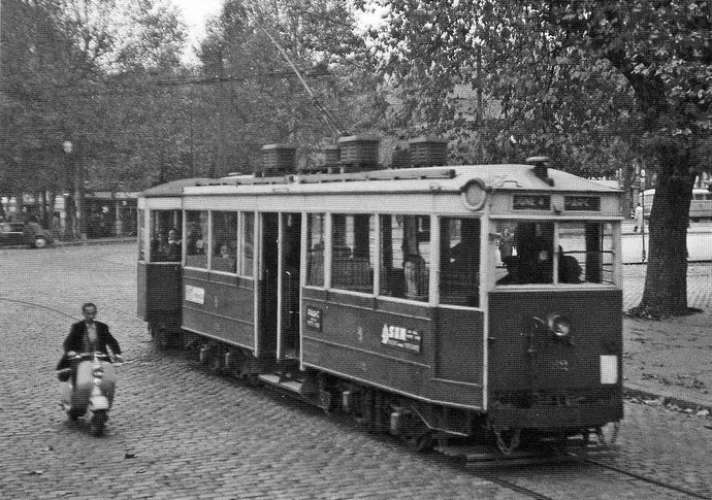 ACACF tram 154 - Tramway à Perrache - LYON - Rhône - OTL