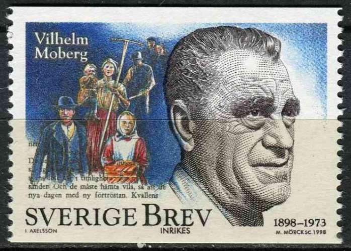 SUEDE 1998 NEUF** MNH N° 2052 Vilhelm Moberg