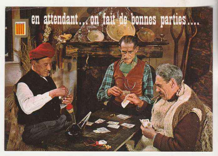 cpm 66 Une partie de Tuti , jeux de carte Catalan