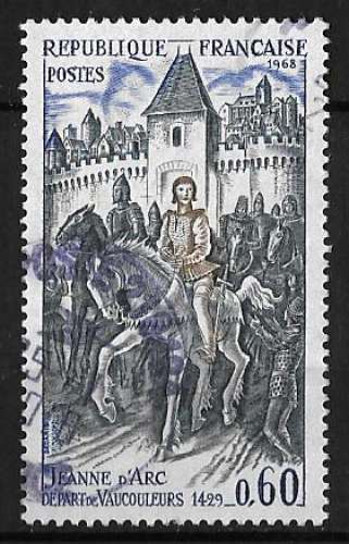 France - Y&T 1579 (o) Jeanne d'Arc - année 1968