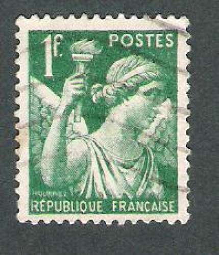 France 1939-41 Y&T N° 432 oblitéré - Iris 