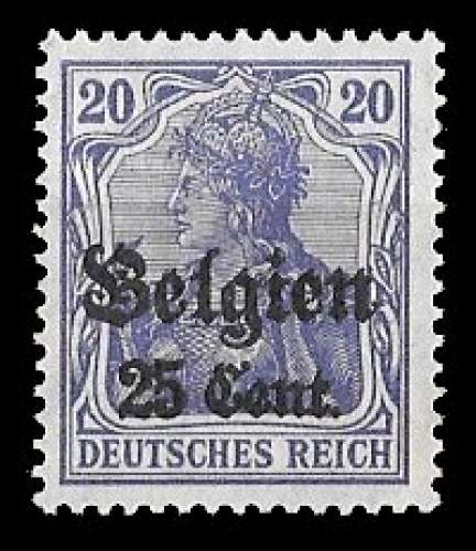 Belgique - Y&T 18 ** Occupation Allemande - année 1916 - 1918