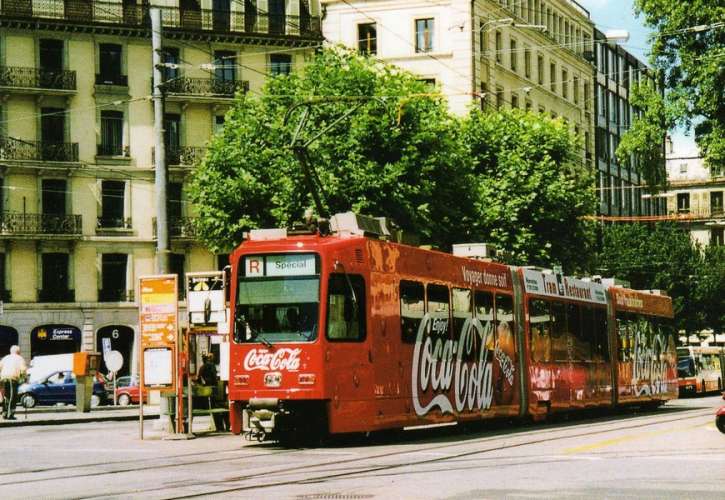 BALIZIAUX 00506 - Tramway restaurant carrefour de Rive - GENEVE - Suisse - TPG