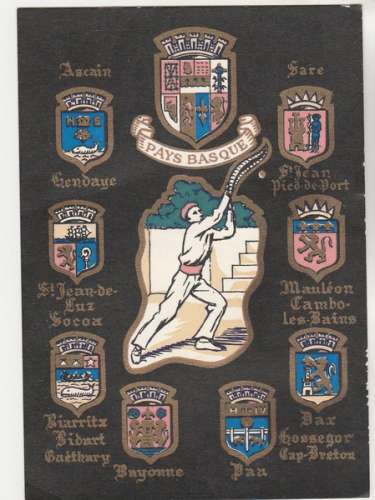 cpm  Blasons du Pays Basque ( Villes )