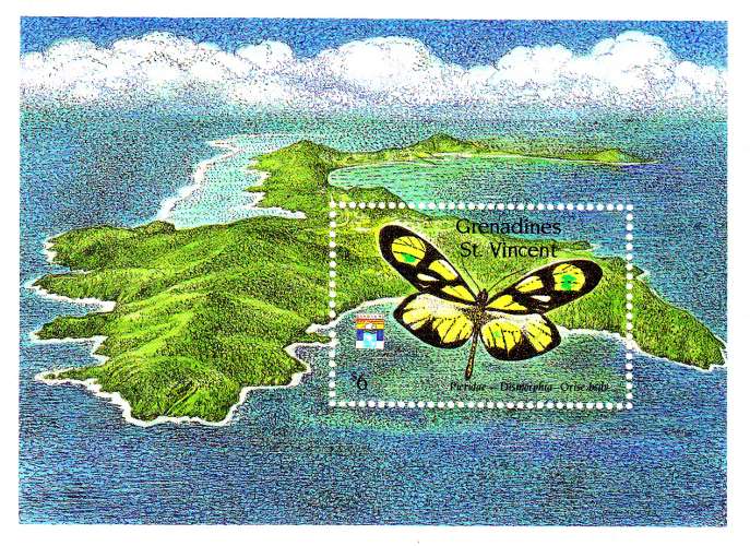 Grenadines de Saint Vincent Bf 77 Papillon