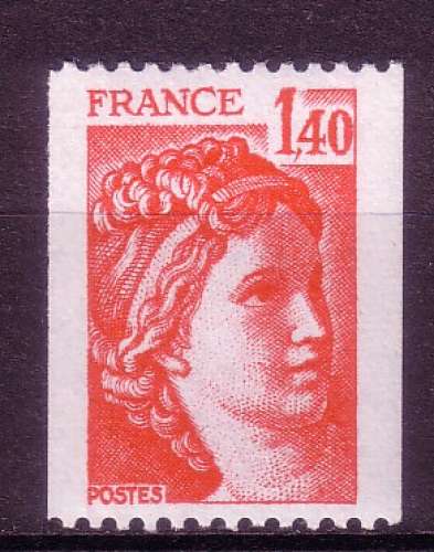 Année 1980 : Y. & T. N° 2104 ** Sans N° rouge