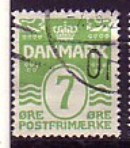 Danemark 1921  Y&T  133  oblitéré