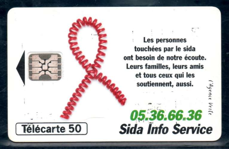 France F532 SIDA ruban 50U-SC5 1994