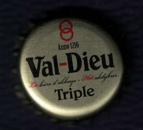 Belgique Capsule bière Beer Crown Cap Val Dieu Triple