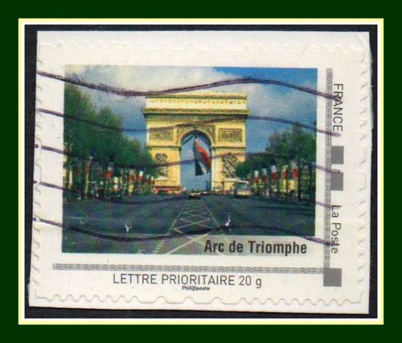 Collector Arc de Triomphe 2009 Obl / frag