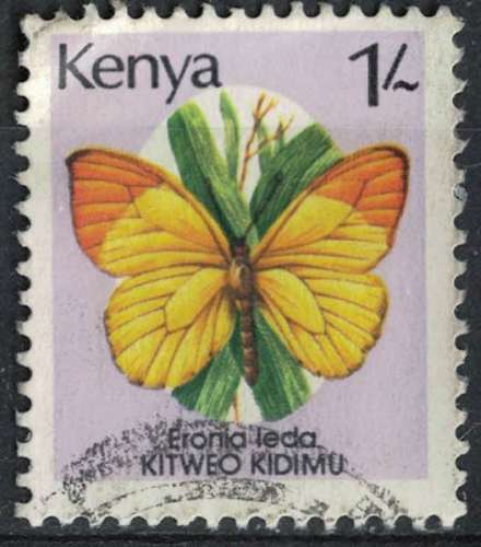 Kenya 1988 Oblitéré Used Buttefly Papillon Eronia Leda