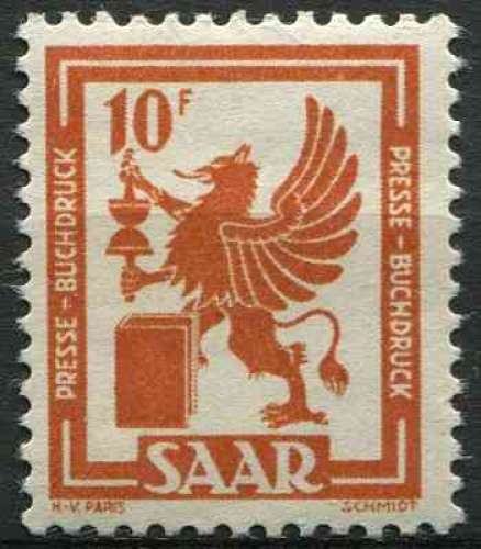 SARRE 1949 NEUF** MNH N° 258