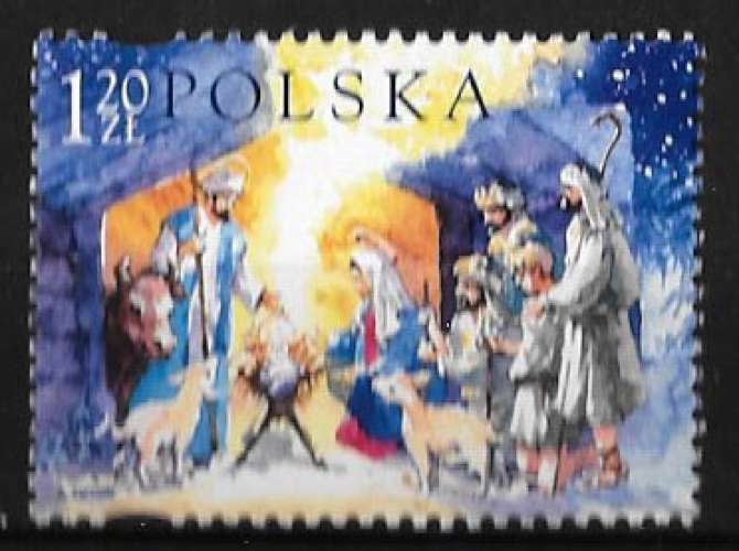 Pologne - Y&T 3834 ** Noël - année 2003