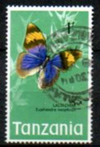 Tanzanie Yvert N°42 Oblitéré 1973 Papillon