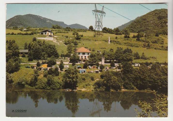 cpm 39  Thoirette L'hôtel de la Source , le Camping