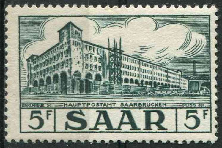 SARRE 1952 NEUF** MNH N° 309