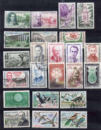 FRANCE 1960 OBL RONDES