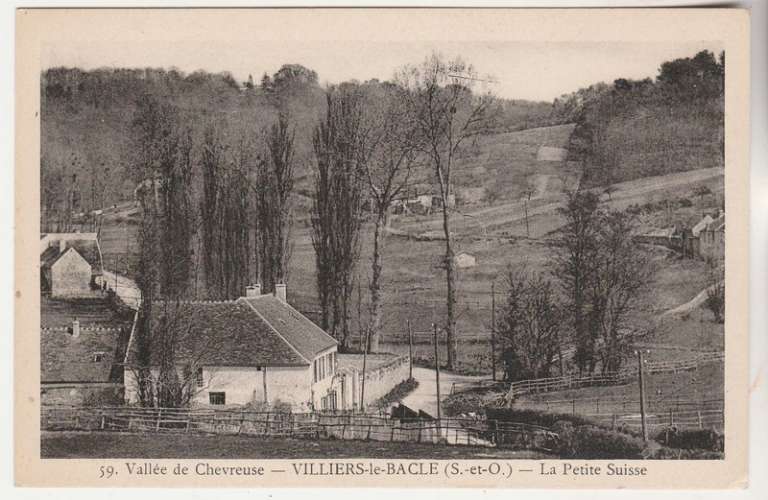 cpsm 91 Villiers-le-Bâcle La Petite Suisse 