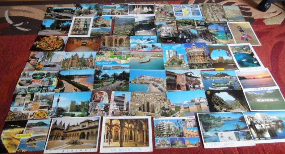 Espagne Cpm lot de 50 cartes postales toutes différentes