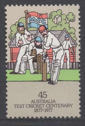 Australie 1977 - Y & T : 0619 (N**) - Sport : cricket