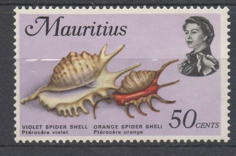 Mauritius 1969 - Y & T : 0340 (N**) - Coquillage