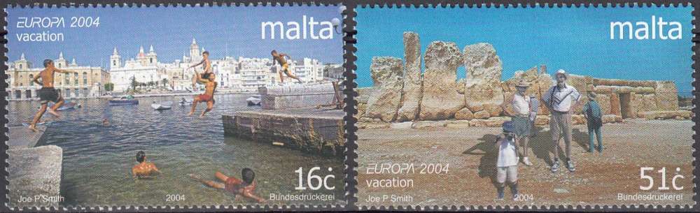 Malta 2004 Michel 1343 - 1344 Neuf ** Cote (2017) 4.50 Euro Europa CEPT Les vacances