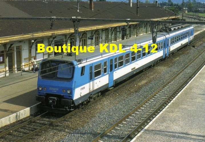 RU 1297 - Automotrice Z 7509 en gare - CULOZ - Ain - SNCF