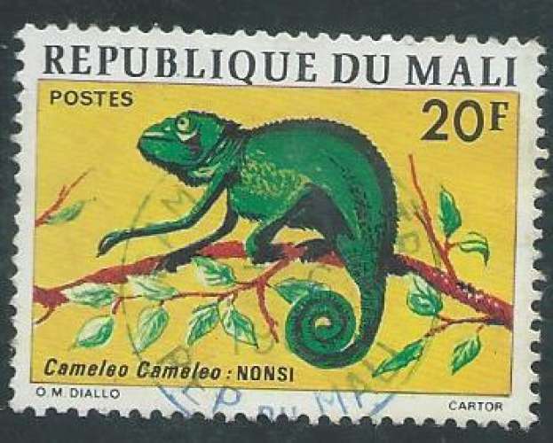 Mali - Y&T 0252 (o) - Caméléon -